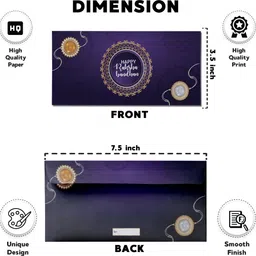 festiko Happy Raksha Bandhan Envelope (12 Pcs of Design6) Envelopes image 2