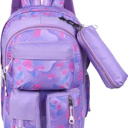 baby girl Medium 30L Backpack Designer floral print School Backpack for Girls Multipurpose Bag-picture-13