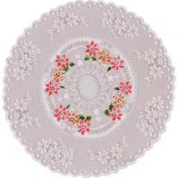 easttardomm Cotton 2 Seater Floral Table Cover image 1