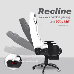 ase gaming Gold Series With Footrest Ergonomic Gaming Chair with Head & Lumbar Pillow Gaming Chair image 5