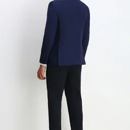 allen solly Men Two Piece Suit Solid Suit image 3