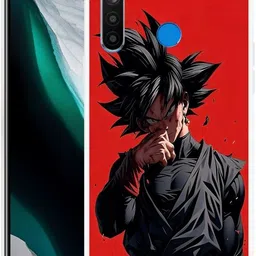 ignite Back Cover for Realme 5, RMX1911, GOKU, BLACK, DARGON, BALL, ZAMASU-picture-20