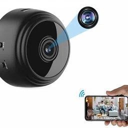 AVOIHS SPY Mini Magnet Camera Hidden Mini Spy Camera with Audio and Video Live Feed WiFi with Cell Phone App Wireless Recording 1080p Hd Mini Nanny Cams with Motion Detection Support 64GB SD Card long time recording Security Camera image 1