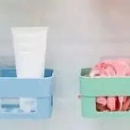 Self Adhesive Multi-Purpose Wall Hanging BATHROOM floating Shelf 1.1 Plastic Wall Shelf-image-23