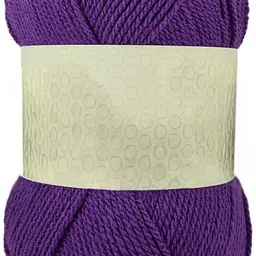 waaome Sky Blue And Purple Wool 200 Gram 100x2 Hand Knitting Art Craft Soft Yarn (WA39) image 3