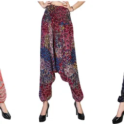 narnari Printed Rayon Women Harem Pants-picture-35