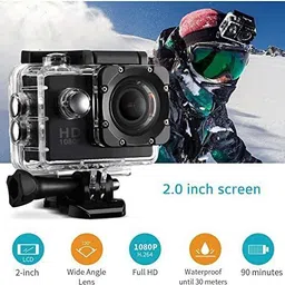 Elevea action camera WiFi, 30M Water Resistant 4K 30fps Action Camera Sports and Action Camera image 3