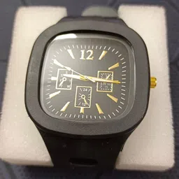 realbuff Analog Watch - For Men & Women BLECK WATCH-picture-11
