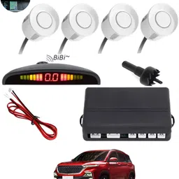 monolive Car Reverse Parking White Sensor With Led Display/Buzzer-137 White 4Parking Sensor Increased Safety For Passengers Universal For Car-137 Parking Sensor-picture-20