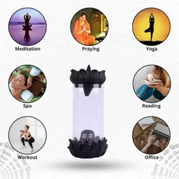 kfitn shiv smoke backflow fountain Waterfall, For Temple, Home & office decor 10 Cone Decorative Showpiece - 18 cm image 4