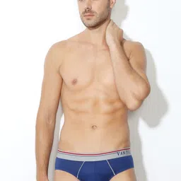 van heusen Pack of 3 Men Multicolour Pack of 3 Solid Antibacterial Colour Fresh Briefs Men Brief image 2