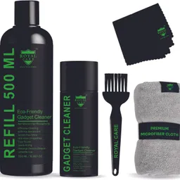 ROYAL CARE PROFFESSIONAL Gadget Cleaner Spray(500ml+100ml)+2Pcs Microfiber Cloths+ Earbuds Cleaning set for Computers, Gaming, Laptops, Mobiles-image-50