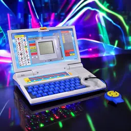 mahi zone Educational English Learner Laptop with Mouse for Kids 20 Activity Games_M618 image 1