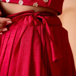 bhavna textile Embroidered Stitched Lehenga with Jacket image 5