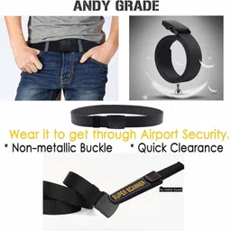 zoro Men Casual Multicolor Nylon Belt image 4