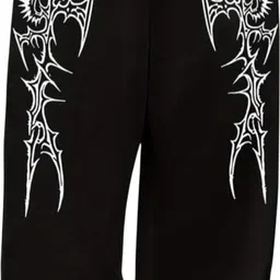 sabiafashion Women Loose Fit, Regular Fit Black Cotton Blend Trousers-picture-10