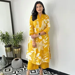 aimca Women Viscose Rayon Kurti Palazzo Set-picture-10