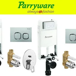 parryware Half Frame Concealed Cistern, with divater body upper Pluto set of 2 pic 033 Dual Flush Tank-picture-18