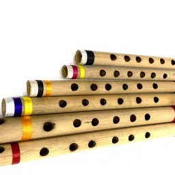 maga mart Natural SIX PCS SET G SHARP + C SHARP + G SCALE + A SCALE + C SCALE B SCALE Bamboo Flute-picture-10