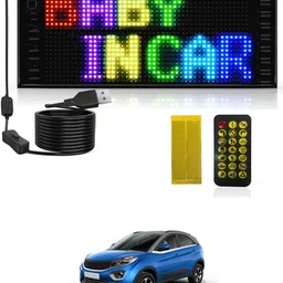 ayw Programmable LED Sign High Quality Flexible Screen Light-195 Car Fancy Lights image 1