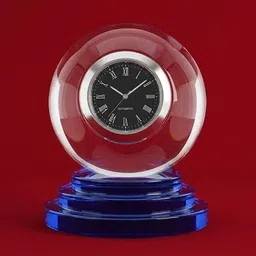 mjingle Clear Crystal Sphere Table Lamp Clock For Modern Interiors Table Lamp-picture-32