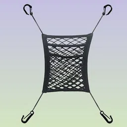 savnix 3-Layer Car Mesh Organizer, Seat Back Net Bag, Automotive Seat Back Organizers, Car Multi Pocket-picture-22