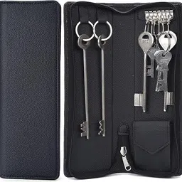 tosim PU Leather Key Pouch Wallet, Keychain ,Key pouch holder Men & Women Leather Key Holder-picture-28