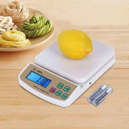 RTB Multipurpose Portable Electronic Digital Weighing Scale Weight Machine Kitchen Scale Digital (10 Kg - with Back Light) Weighing Scale image 2
