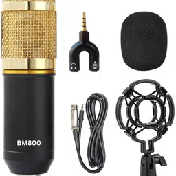 techsale Bm800 Recording Condenser Microphone Professional Broadcasting Studio Recording Condenser Microphone Kit image 1
