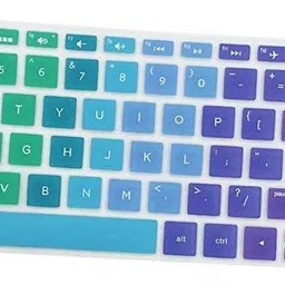 Vinayakart Keyboard Protector Silicone Skin Cover for HP 15 Thin & Light 15.6-inch Laptop Laptop Rainbow Computer Laptop Keyboard Skin image 5