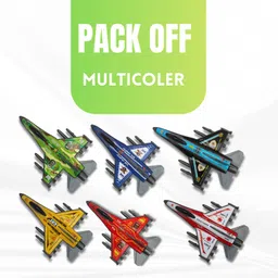 mazhalaiyar Mini Fighter Jets Set for Kids | Push and Go Pack 4 image 3