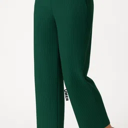 nc plazoo Pack of 5 Women Comfort Fit Multicolor Polyester Trousers image 3