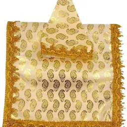 shinde exports Shirdi Sai Baba statue dress/ shawl/ cloth poshakh for 18 inches (6 no. idol) Dress-picture-13