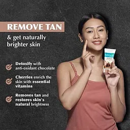 everyuth naturals Tan Removal Chocolate & Cherry Face Pack (2X50g) image 3