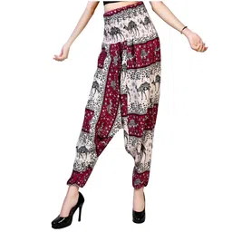 narnari Printed Rayon Women Harem Pants-picture-24