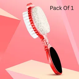 dhara creation 4-in-1 Foot Care Pedicure Brush and Pumice Stone Set (Set of 1)-picture-12