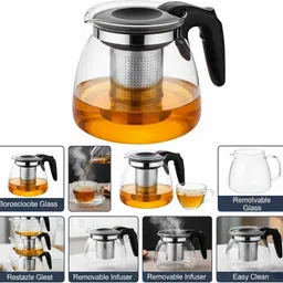 snappyflix 1 L Glass Kettle Jug image 4