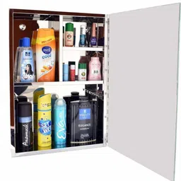 lyca 14 X 20 SS MIRROR CABINET Steel Wall Shelf image 3