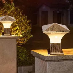 g chhariya traders KIN- ANTIQUE FANTOM G/L, PACK OF 2 Gate Light Outdoor Lamp image 2