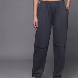 hrx by hrithik roshan Women Solid Black Track Pants-picture-15