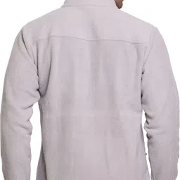 aema Men Self Design Fleece Jacket image 2