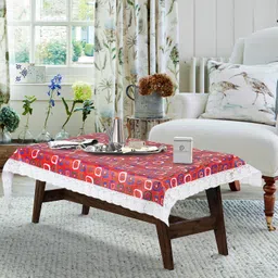 Vinyl 2 Seater Floral Table Cover-image-36