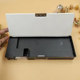 paper bear Calculator Geometry Pencil Box Magnetic Art Plastic Pencil Box image 3