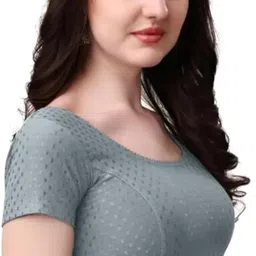 krishna enterprise Round Neck Women Blouse image 3