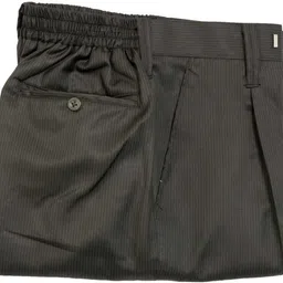 cosmos Men Slim Fit Black Cotton Blend Trousers-picture-13