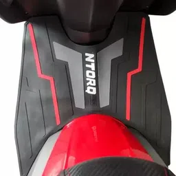 trade hunter RED NTORQ FOOTMATE TVS Ntorq 125 Two Wheeler Mat image 4