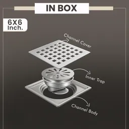 evanex Floor Stainless Steel Pop-Up Strainer image 2