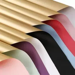 party midlinkerz Solid Collection Pack of 5 sheets, Printed Paper, Gift, rolls paper Paper Gift Wrapper-picture-26