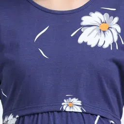 yazhini Women Maternity/Nursing Nighty image 4