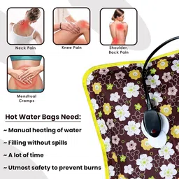 yashron Electric Heating Pad, Hot Water Bag For Pain Relief Electric 2 L Hot Water Bag image 4